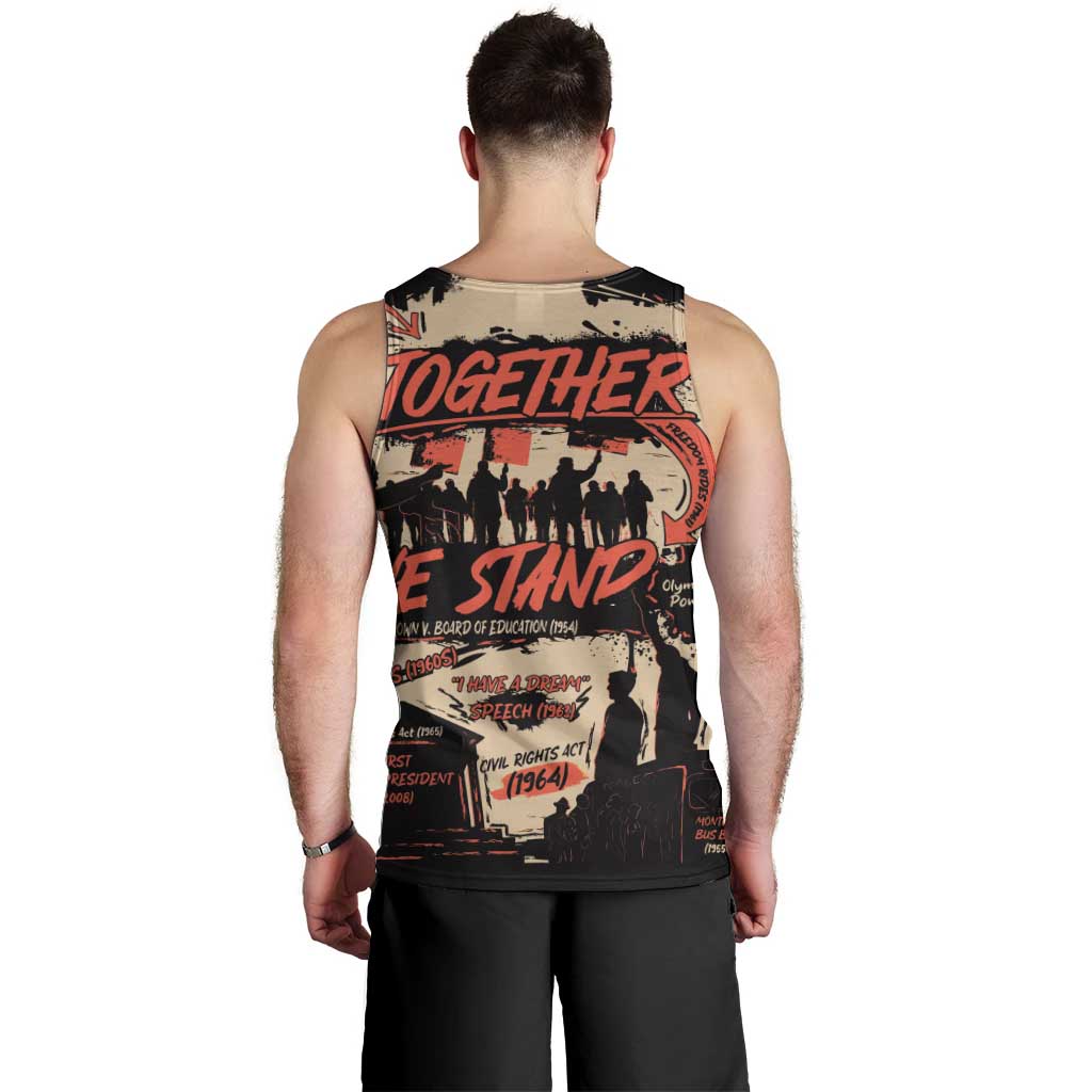 Together We Stand Men Tank Top African American - Wonder Print Shop