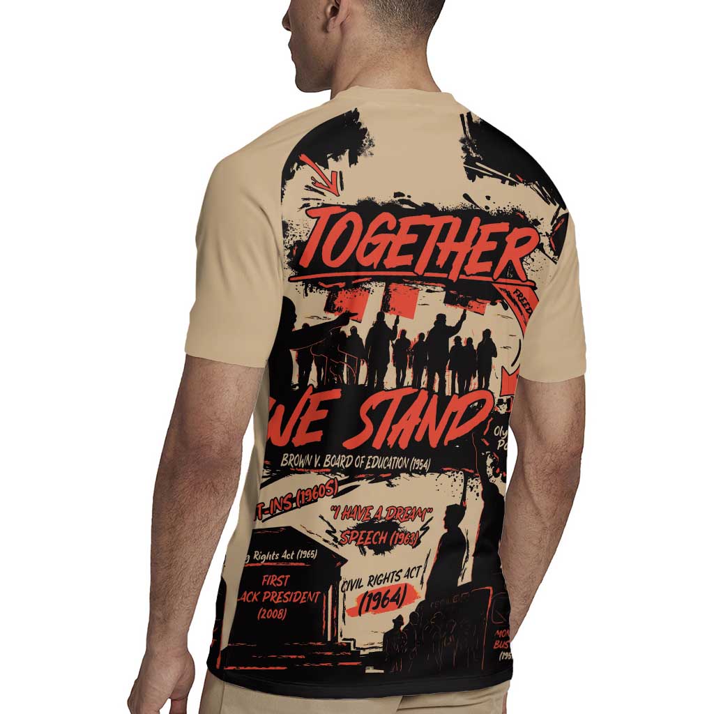 Together We Stand Rugby Jersey African American - Wonder Print Shop