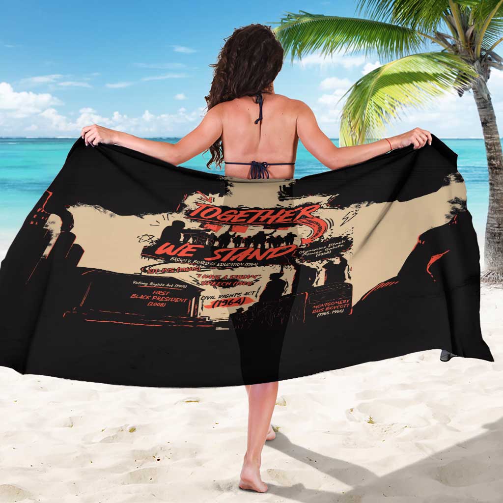 Together We Stand Sarong African American - Wonder Print Shop