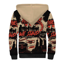 Together We Stand Sherpa Hoodie African American - Wonder Print Shop