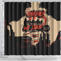 Together We Stand Shower Curtain African American