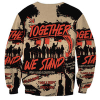 Together We Stand Sweatshirt African American - Wonder Print Shop