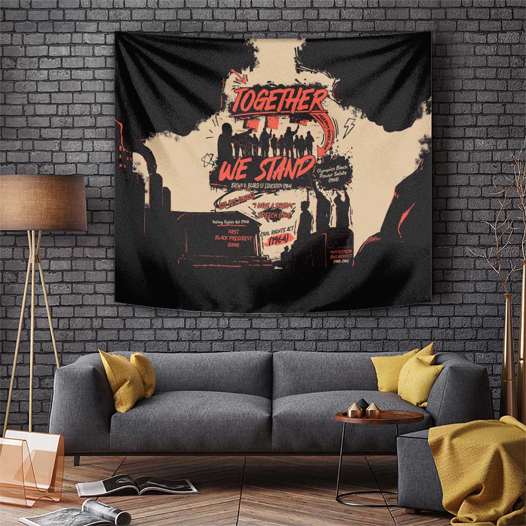 Together We Stand Tapestry African American - Wonder Print Shop