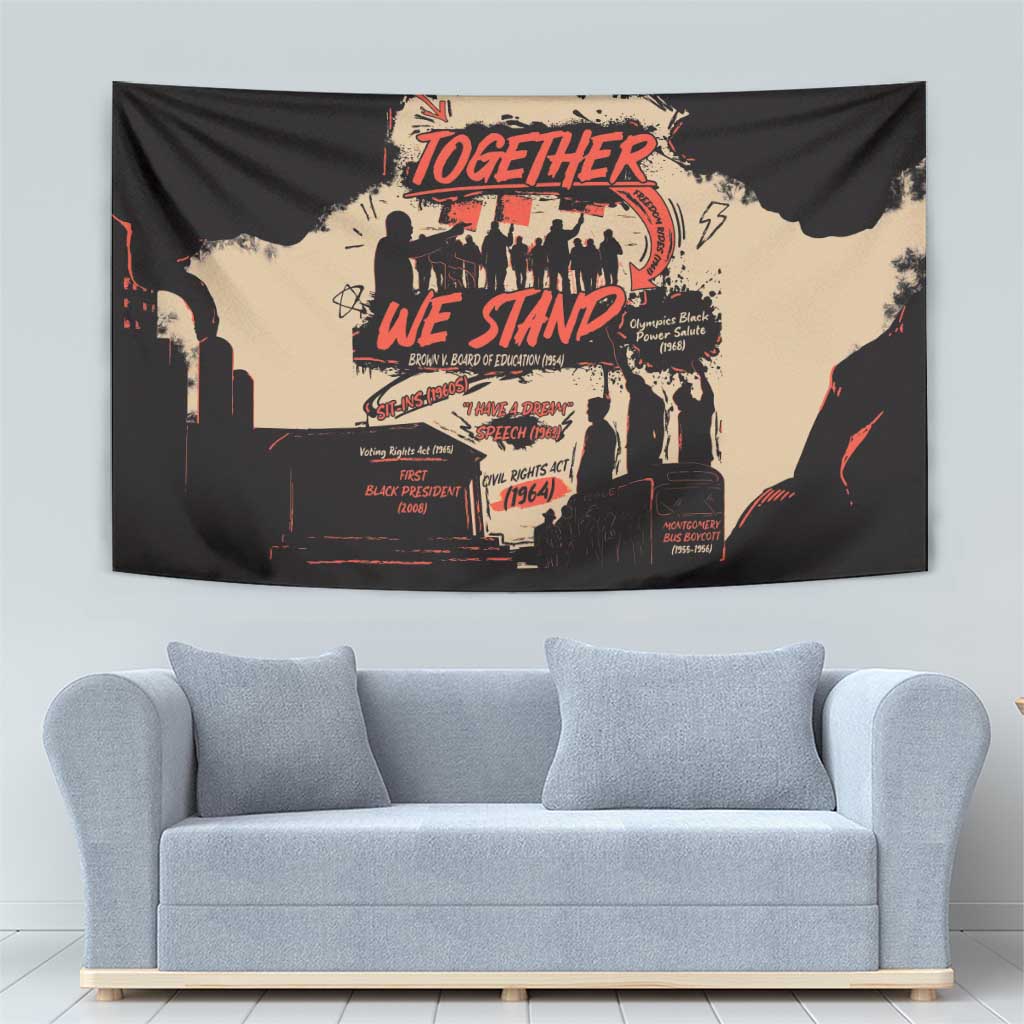 Together We Stand Tapestry African American - Wonder Print Shop