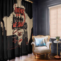 Together We Stand Window Curtain African American - Wonder Print Shop