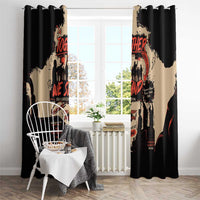 Together We Stand Window Curtain African American - Wonder Print Shop