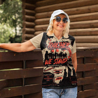 Together We Stand Women Polo Shirt African American - Wonder Print Shop