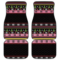 Flamingo Make Me Happy Christmas Tree Car Mats Human Make My Head Hurt - Wonder Print Shop