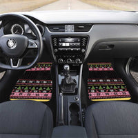 Flamingo Make Me Happy Christmas Tree Car Mats Human Make My Head Hurt - Wonder Print Shop