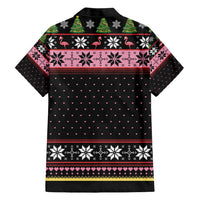 Flamingo Make Me Happy Christmas Tree Hawaiian Shirt Human Make My Head Hurt - Wonder Print Shop