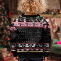 Flamingo Make Me Happy Christmas Tree Kid Ugly Christmas Sweater Human Make My Head Hurt - Wonder Print Shop