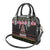 Flamingo Make Me Happy Christmas Tree Shoulder Handbag Human Make My Head Hurt