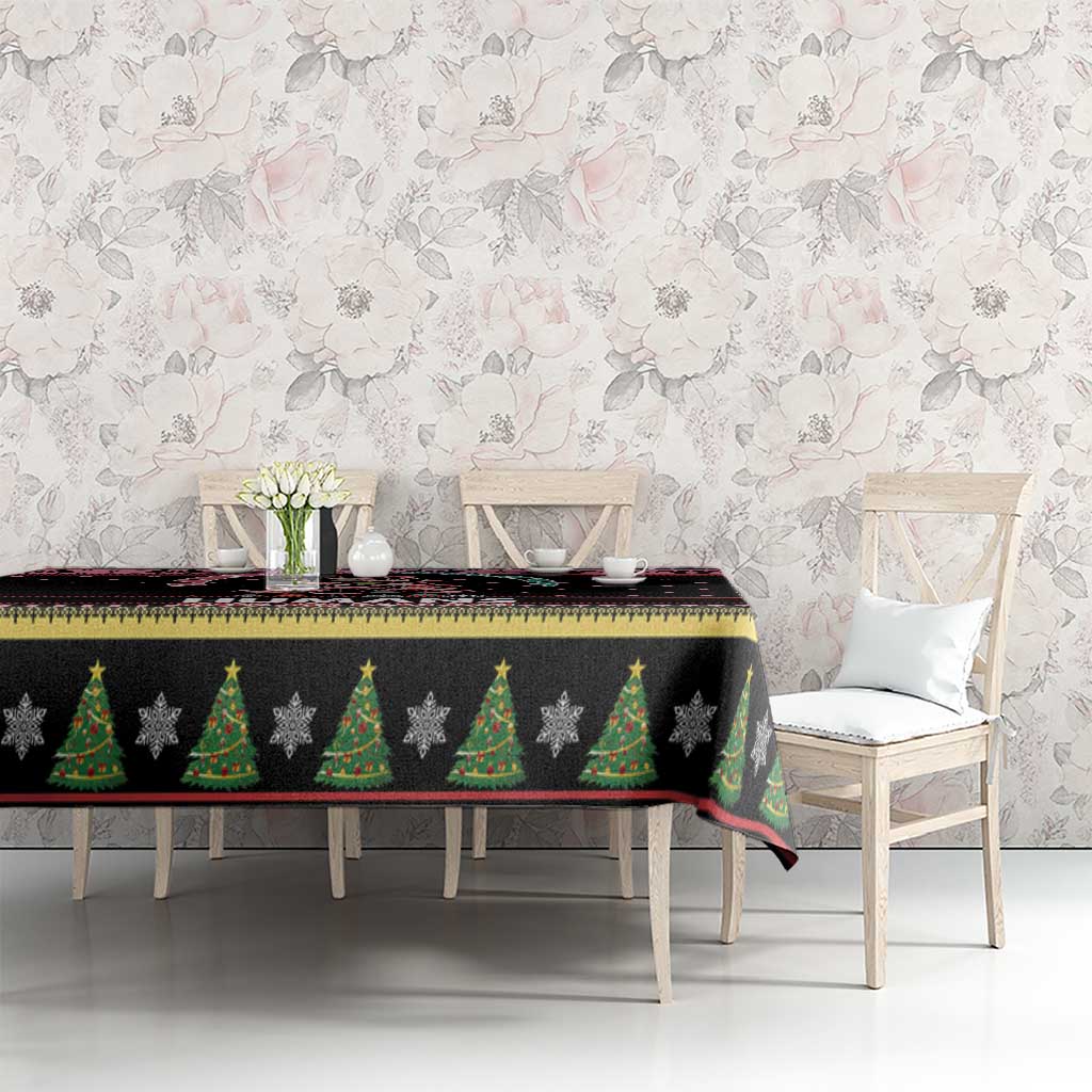 Flamingo Make Me Happy Christmas Tree Tablecloth Human Make My Head Hurt - Wonder Print Shop