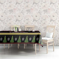 Flamingo Make Me Happy Christmas Tree Tablecloth Human Make My Head Hurt - Wonder Print Shop