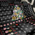 Hippie Xmas Back Car Seat Cover Hippie Flower Christmas Tree - Wonder Print Shop