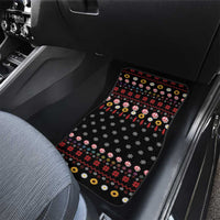 Hippie Xmas Car Mats Hippie Flower Christmas Tree - Wonder Print Shop