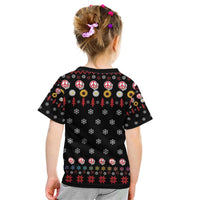 Hippie Xmas Kid T Shirt Hippie Flower Christmas Tree - Wonder Print Shop