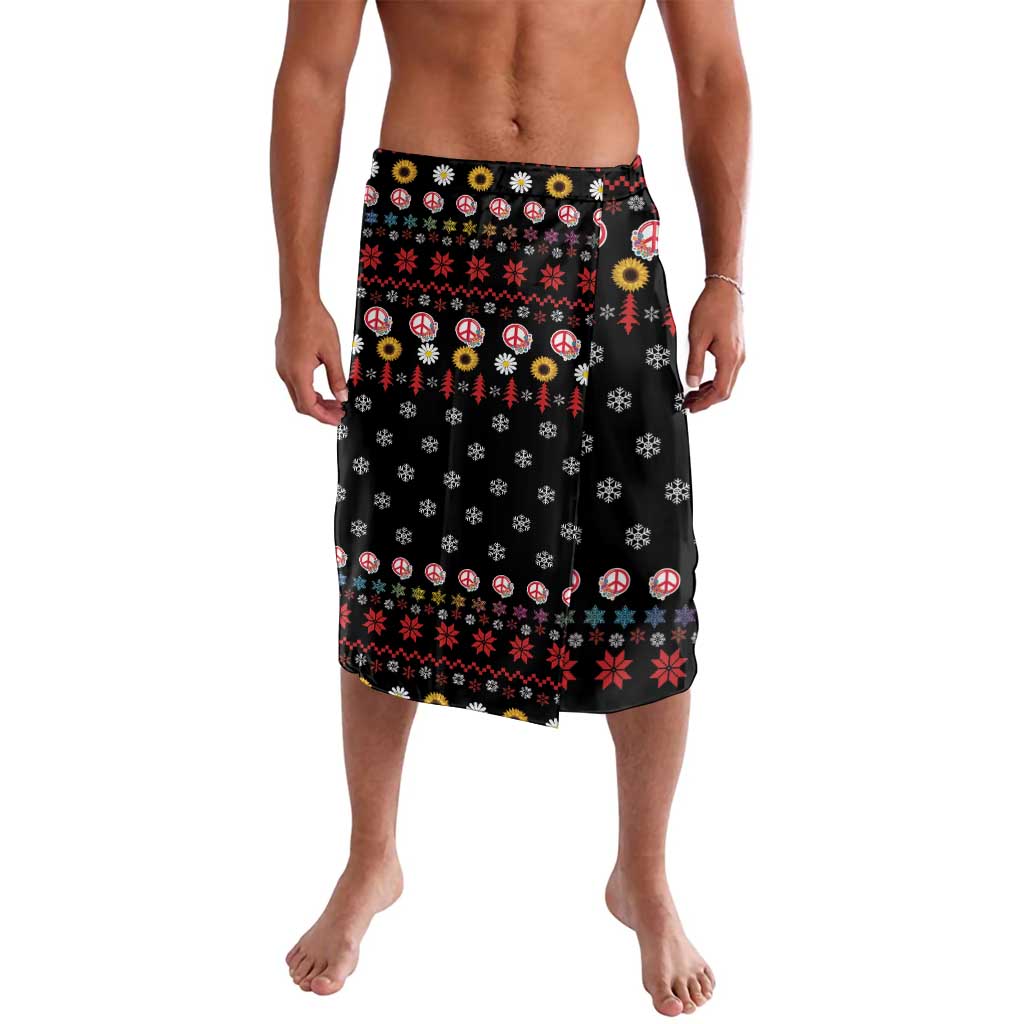 Hippie Xmas Lavalava Hippie Flower Christmas Tree - Wonder Print Shop