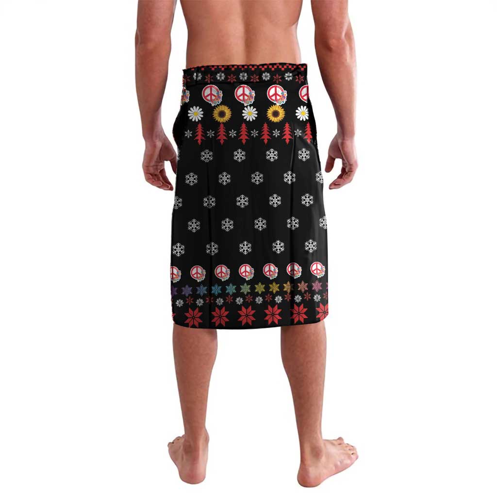 Hippie Xmas Lavalava Hippie Flower Christmas Tree - Wonder Print Shop