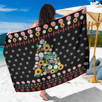 Hippie Xmas Sarong Hippie Flower Christmas Tree - Wonder Print Shop