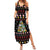Hippie Xmas Summer Maxi Dress Hippie Flower Christmas Tree - Wonder Print Shop