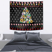 Hippie Xmas Tapestry Hippie Flower Christmas Tree - Wonder Print Shop
