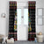 Hippie Xmas Window Curtain Hippie Flower Christmas Tree - Wonder Print Shop