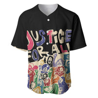 African Stand Firm Justice Now Baseball Jersey
