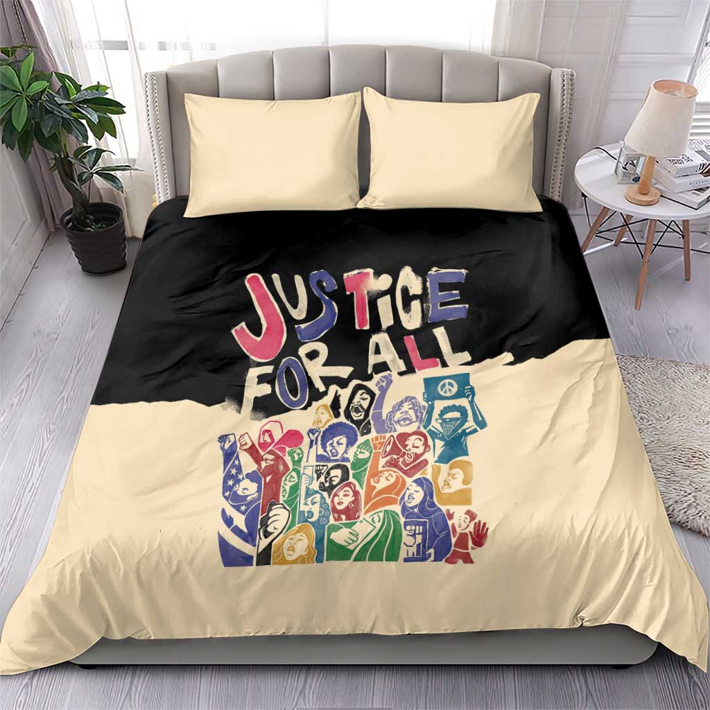 African Stand Firm Justice Now Bedding Set