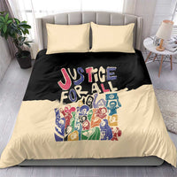 African Stand Firm Justice Now Bedding Set