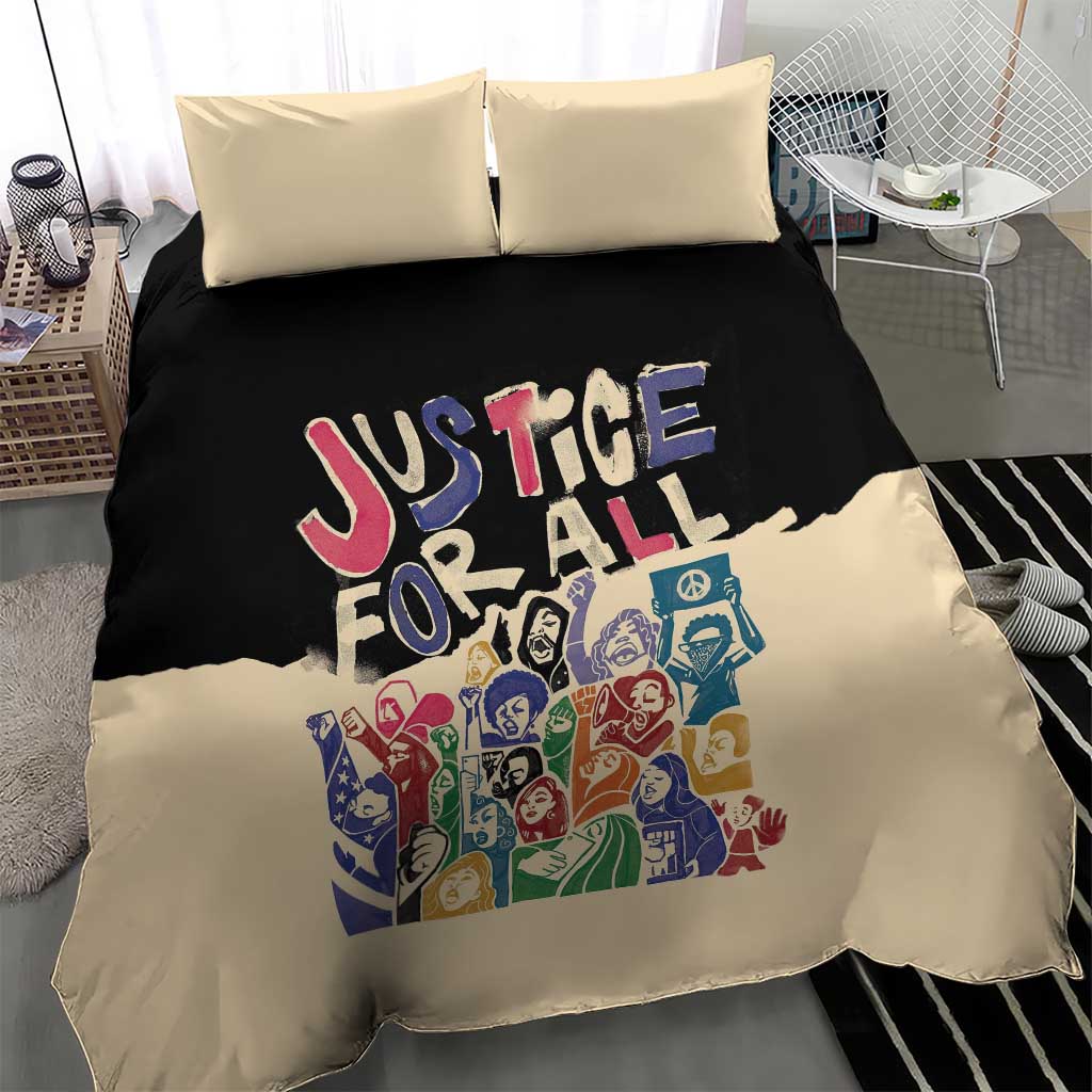 African Stand Firm Justice Now Bedding Set