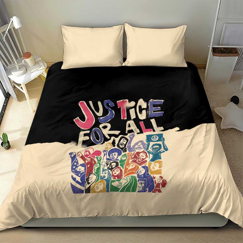 African Stand Firm Justice Now Bedding Set