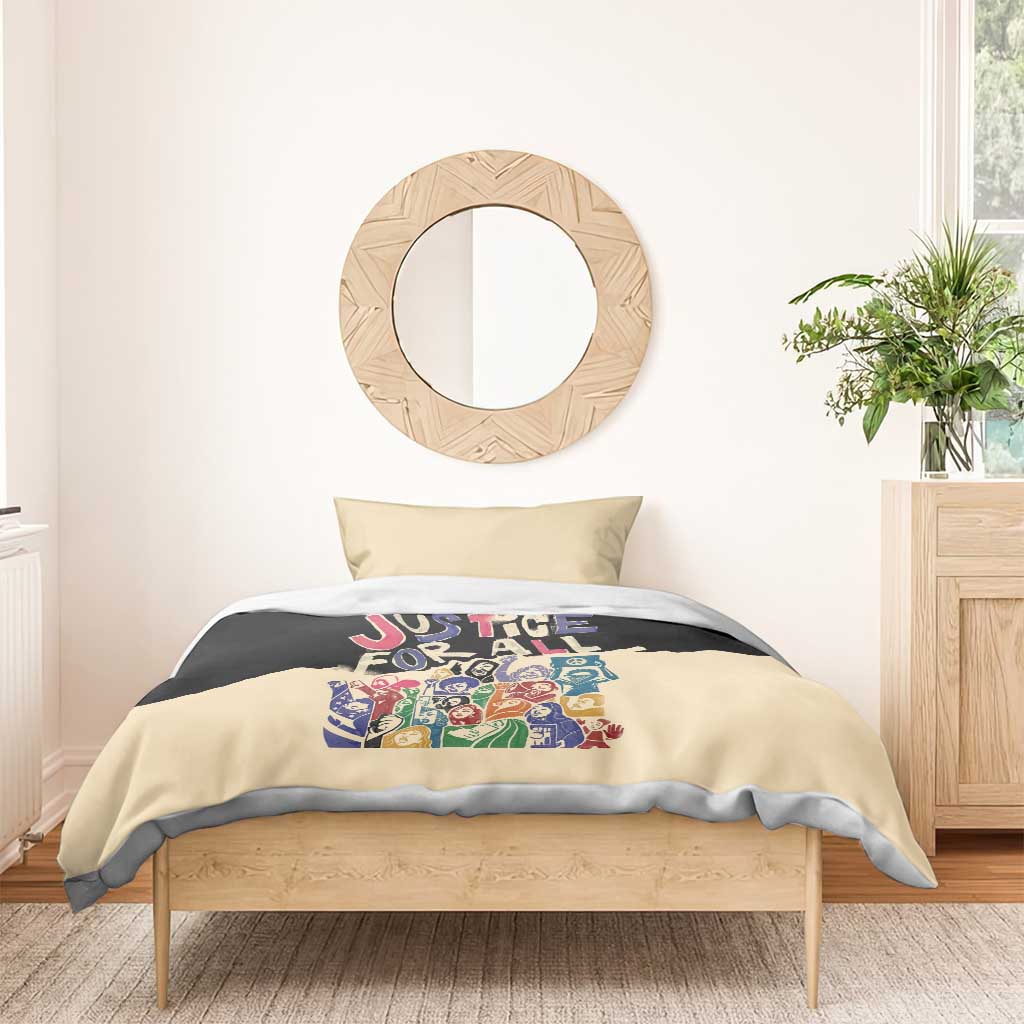 African Stand Firm Justice Now Bedding Set