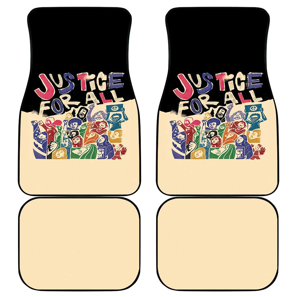 African Stand Firm Justice Now Car Mats