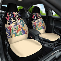 African Stand Firm Justice Now Car Seat Cover