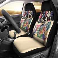 African Stand Firm Justice Now Car Seat Cover