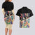 African Stand Firm Justice Now Couples Matching Long Sleeve Bodycon Dress and Hawaiian Shirt