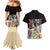 African Stand Firm Justice Now Couples Matching Mermaid Dress and Hawaiian Shirt