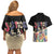 African Stand Firm Justice Now Couples Matching Off Shoulder Short Dress and Hawaiian Shirt
