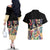 African Stand Firm Justice Now Couples Matching Off The Shoulder Long Sleeve Dress and Hawaiian Shirt