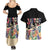 African Stand Firm Justice Now Couples Matching Summer Maxi Dress and Hawaiian Shirt