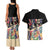 African Stand Firm Justice Now Couples Matching Tank Maxi Dress and Hawaiian Shirt