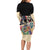 African Stand Firm Justice Now Family Matching Long Sleeve Bodycon Dress and Hawaiian Shirt