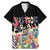 African Stand Firm Justice Now Family Matching Mermaid Dress and Hawaiian Shirt