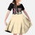 African Stand Firm Justice Now Family Matching Off The Shoulder Long Sleeve Dress and Hawaiian Shirt