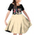 African Stand Firm Justice Now Family Matching Off Shoulder Short Dress and Hawaiian Shirt