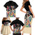 African Stand Firm Justice Now Family Matching Short Sleeve Bodycon Dress and Hawaiian Shirt
