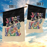 African Stand Firm Justice Now Garden Flag