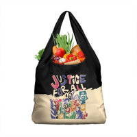 African Stand Firm Justice Now Grocery Bag
