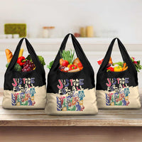 African Stand Firm Justice Now Grocery Bag